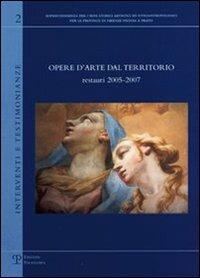 Opere d'arte dal territorio. Restauri 2005-2007 - copertina