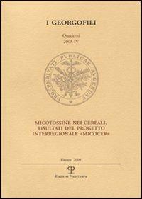 Micotossine nei cereali. Risultati del progetto interregionale «Micocer» - copertina