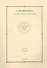 I Georgofili. Atti della Accademia dei Georgofili. Vol. 6\2 - copertina