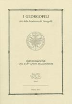 I Georgofili. Atti della Accademia dei Georgofili. Vol. 8\1