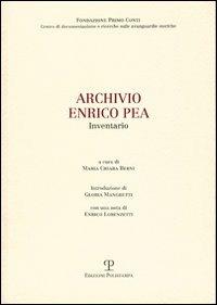 Archivio Enrico Pea. Inventario M. C. Berni Libro Polistampa