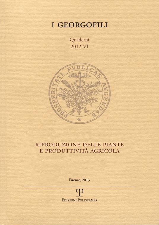 Riproduzione delle piante e produttività agricola - copertina