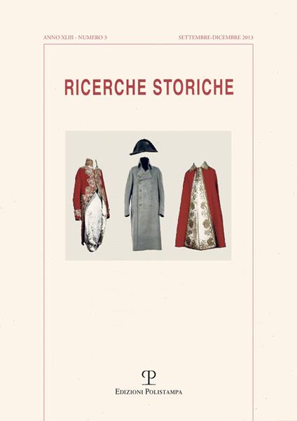 Ricerche storiche (2013). Vol. 3 - copertina