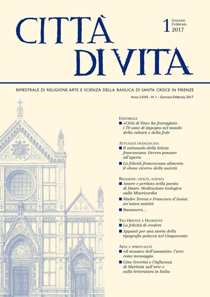 Città di vita. Vol. 1: Gennaio-Febbraio. - copertina