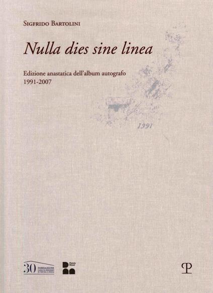 Nulla dies sine linea - Sigfrido Bartolini - copertina