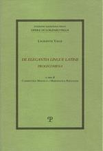 De elegantia lingue latine. Prolegomena