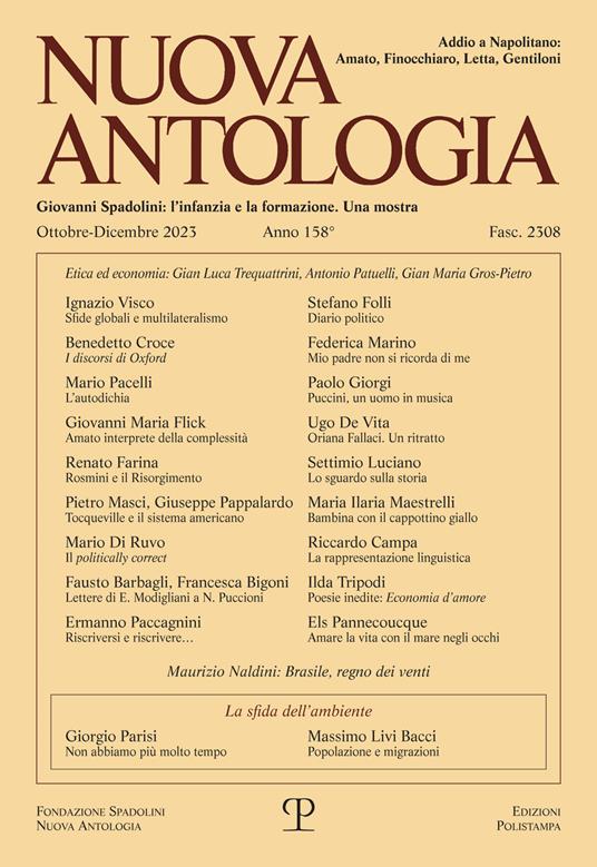 Nuova antologia (2024). Vol. 158: Ottobre-dicembre - copertina