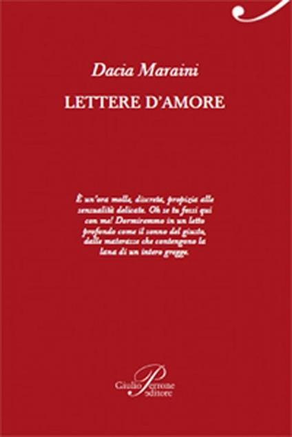 Lettere d'amore. Con CD Audio - Dacia Maraini - copertina