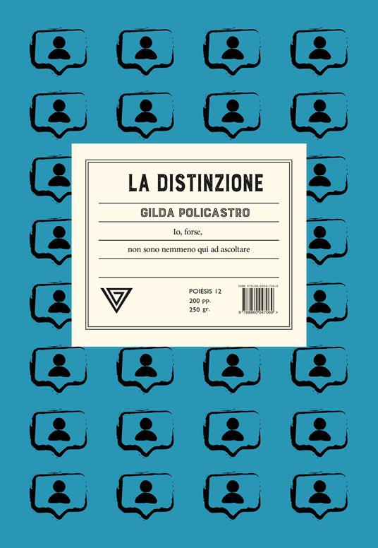 La distinzione - Gilda Policastro - copertina