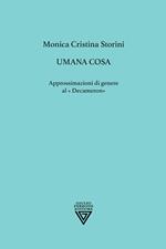 Umana cosa. Approssimazioni di genere al «Decameron»