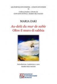 Au-delà du mur de sable-Oltre il muro di sabbia - Maria Zaki - copertina