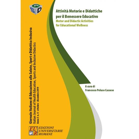 Attività motorie e didattiche per il benessere educativo-Motor and Didactic Activities for educational Wellness - copertina