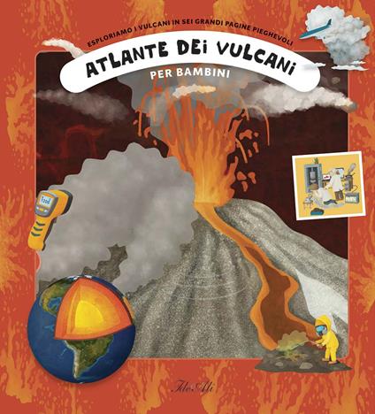 Atlante dei vulcani per bambini. Ediz. a colori - Pavel Gabzdyl - copertina