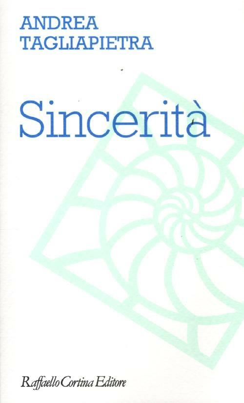 Sincerità - Andrea Tagliapietra - copertina