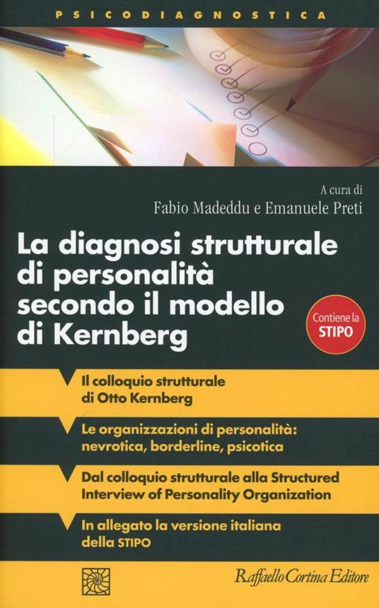 La diagnosi strutturale di personalità secondo il modello di Kernberg - copertina