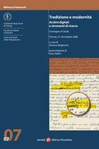 Tradizione e modernità. Archivi digitali e strumenti di ricerca - copertina