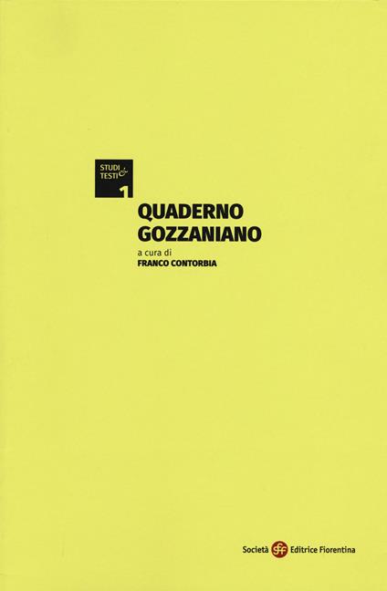 Quaderno gozzaniano - copertina