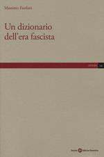 Un dizionario dell'era fascista