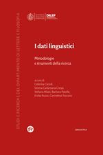 I dati linguistici. Metodologie e strumenti della ricerca