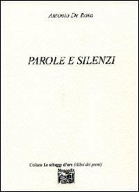 Parole e silenzi - Antonio De Rosa - copertina