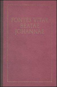 Fontes vitae beatae Johannae - copertina