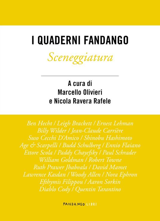 Sceneggiatura. I quaderni Fandango - copertina