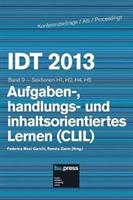 IDT 2013. Aufgaben-, handlungs- und inhaltsorientiertes Lernen (CLIL) Sektionen H1, H2, H4, H5. Vol. 9 - copertina