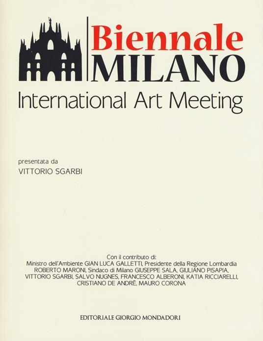 Biennale Milano. International Art Meeting. Ediz. a colori - copertina