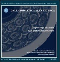 Dalla didattica alla ricerca. Esperienze di studio nell'ambito del dottorato - copertina