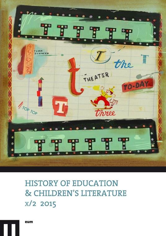 History of education & children's literature (2015). Vol. 2 - copertina