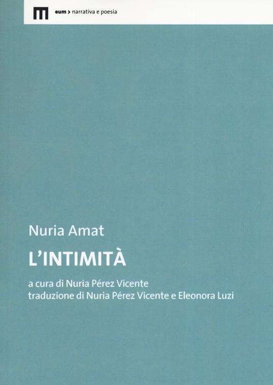 L' intimità - Nuria Amat - copertina