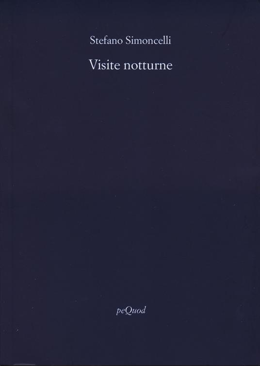 Visite notturne - Stefano Simoncelli - copertina