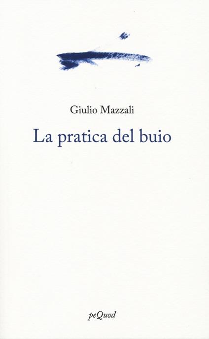 La pratica del buio - Giulio Mazzali - copertina