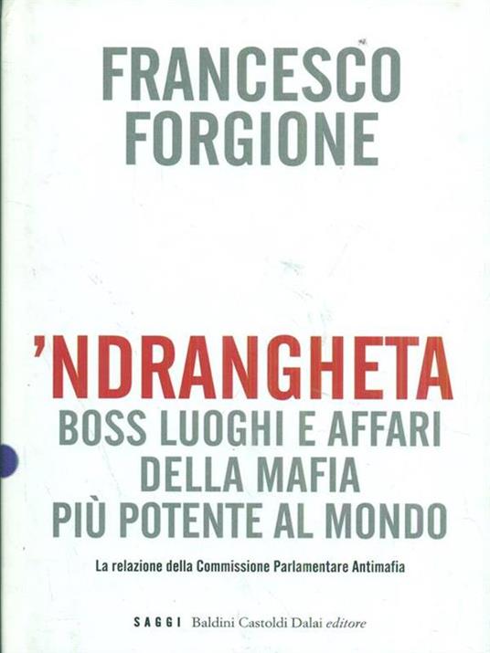 'Ndrangheta. Boss, luoghi e affari della mafia più potente al mondo. La relazione della Commissione Parlamentare Antimafia - Francesco Forgione - copertina