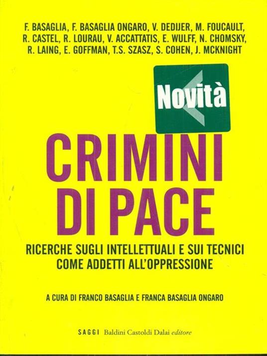 Crimini di pace. Ricerche sugli intellettuali e sui tecnici come addetti all'oppressione - 5