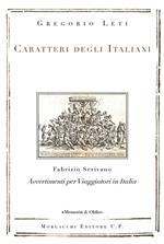 Caratteri degli Italiani. Avvertimenti per viaggiatori in Italia