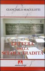 Lettera dalla scuola tradita