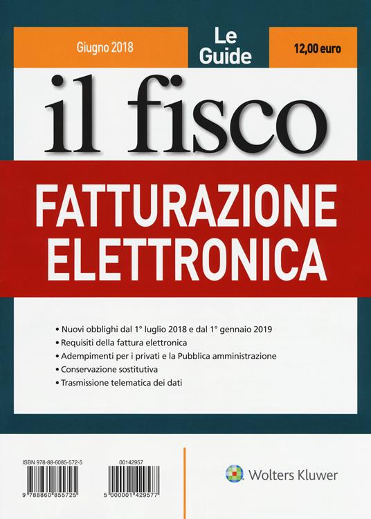 Il fisco. Giugno 2018. Fatturazione elettronica - copertina