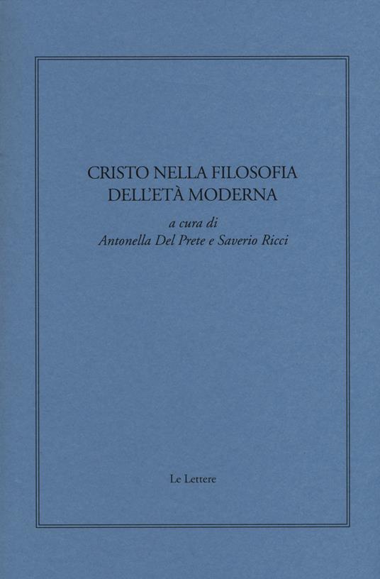 Cristo nella filosofia dell'età moderna - copertina