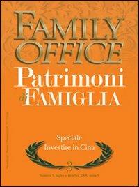 Family office (2008). Vol. 3: Investire in Cina. - copertina