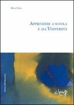 Apprendere a scuola e all'università