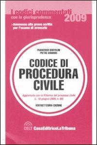 Codice di procedura civile - Francesco Bartolini,Pietro Savarro - copertina