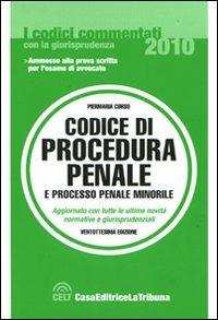 Codice di procedura penale e processo penale minorile - copertina