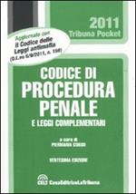 Codice di procedura penale e leggi complementari