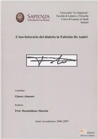 L' uso letterario del dialetto in Fabrizio De Andrè - Glauco Almonte - copertina