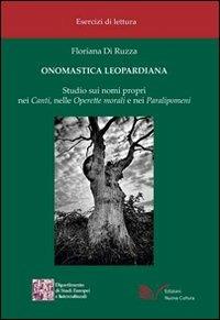 Onomastica leopardiana - Floriana Di Ruzza - copertina