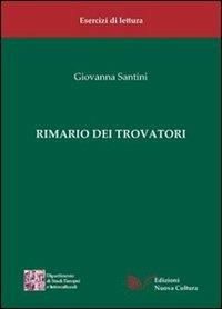 Rimario dei trovatori - Giovanna Santini - copertina