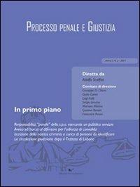 Processo penale e giustizia (2011). Vol. 2 - Adolfo Scalfati - copertina