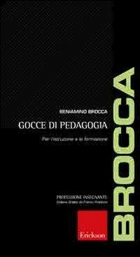 Gocce di pedagogia. Per l'istruzione e la formazione - Beniamino Brocca - copertina