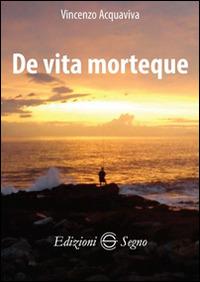 De vita morteque - Vincenzo Acquaviva - copertina